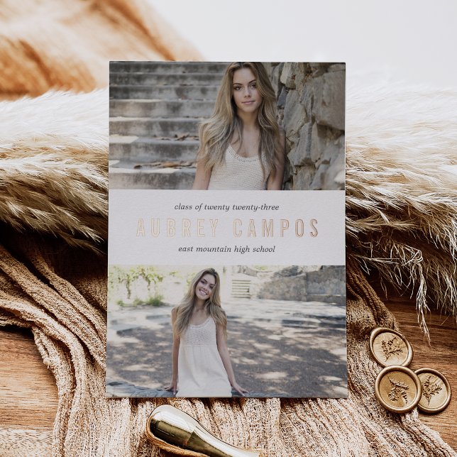 Nom de l'huile | Deux Faire-part d'obtention d'un  (Créateur téléchargé)