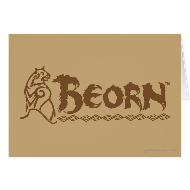 Nom de l'ours BEORN™ (Devant horizontal)