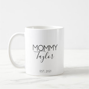 Nom de maman Grossesse Faire-part Cadeau Café Mug