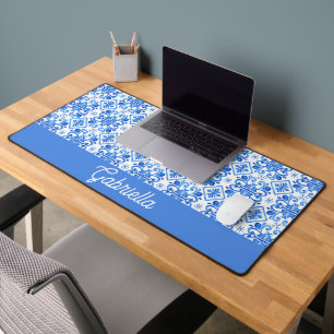 Nom de motif de toile française bleue