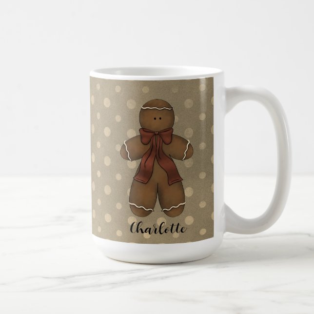 Nom de pain d'épices Café Mug (Droite)