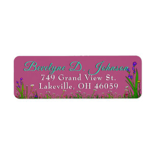 Nom de script Bordure de gazon et de fleurs sur fo