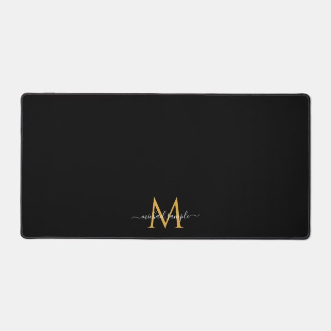 Nom de script de calligraphie Monogramme Chic Mini (Recto)