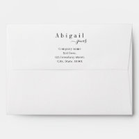 Nom de script élégant Enveloppe professionnelle mo