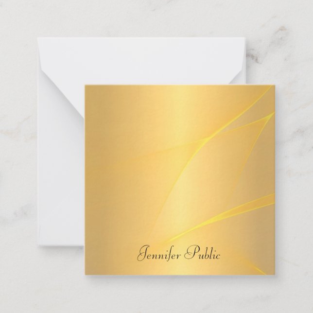 Nom de script manuscrit Gold Arrière - plan Modèle (Devant)