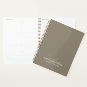 Nom de script moderne Concepteur d'intérieur Taupe