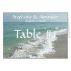 Nom de table de mariage de destination personnalis