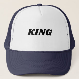 Nom de texte King personnalisé Casquette Cool Casq