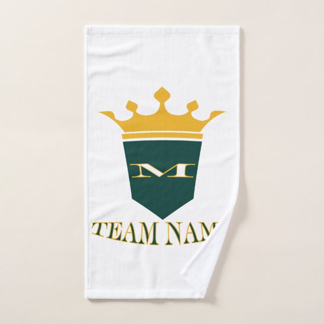 Nom d'équipe personnalisée élégante personnalisée (Serviette à main)