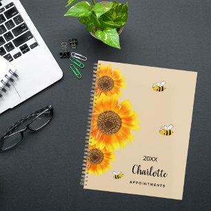 Nom des abeilles beiges jaunes des tournesols