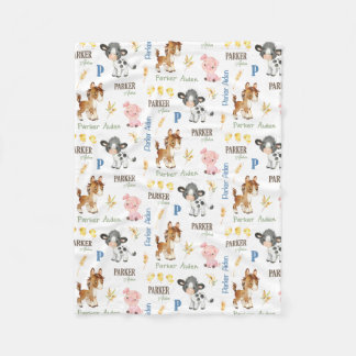 Nom des animaux de ferme Couverture de répétition 