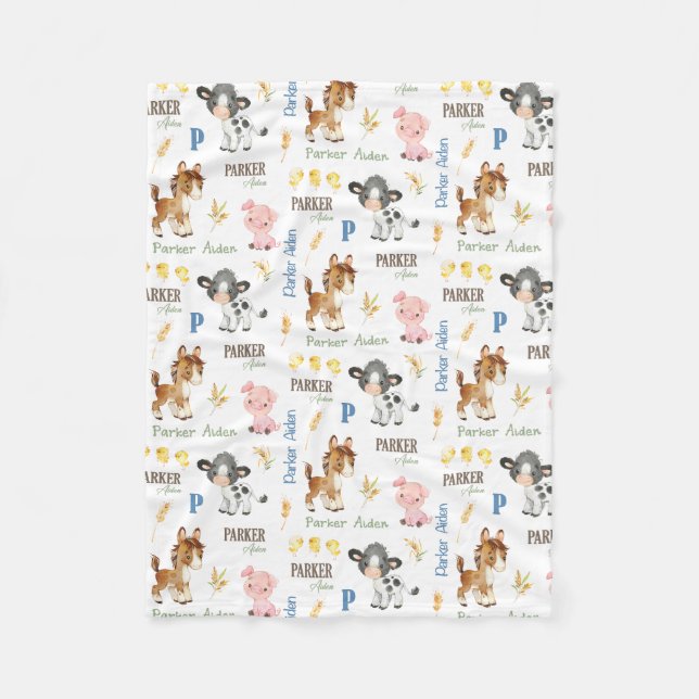 Nom des animaux de ferme Couverture de répétition  (Devant)