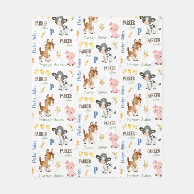 Nom des animaux de ferme Couverture de répétition  (Devant)