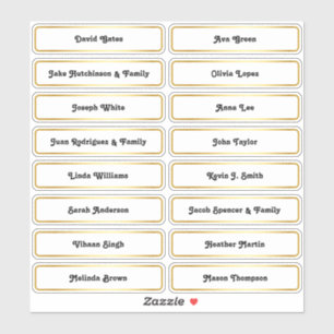 🥂 Nom d'invité Mariage Plan de siège Sticker