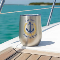 Nom du bateau capitaine Ancre Gold Laurel Star Mar