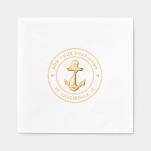 Nom du bateau d'Ancres nautiques personnalisé