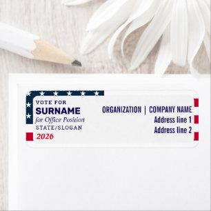 Nom du candidat à une campagne politique personnal