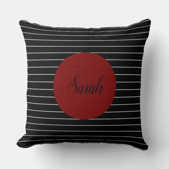 Nom du coussin d'amour personnalisé - Montrer votr (Recto)