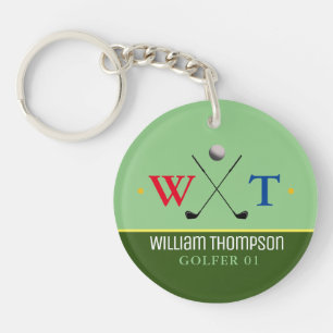 Nom du golfeur et initiale Monogramme