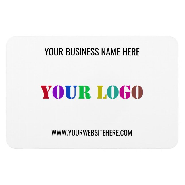 Nom du logo de votre entreprise Site Web Magnet pr (Horizontal)