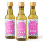 Nom du logo personnalisé Holographe Web Merci rose