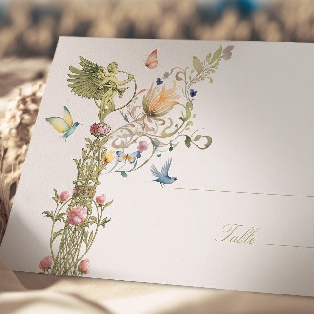 Nom du mariage du jardin céleste Modèle de la cart (Créateur téléchargé)