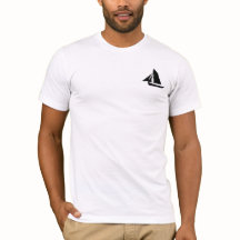 Nom du marin du capitaine Mens T-shirt blanc