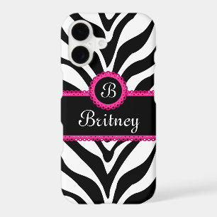 Nom du monogramme d'impression Zebra