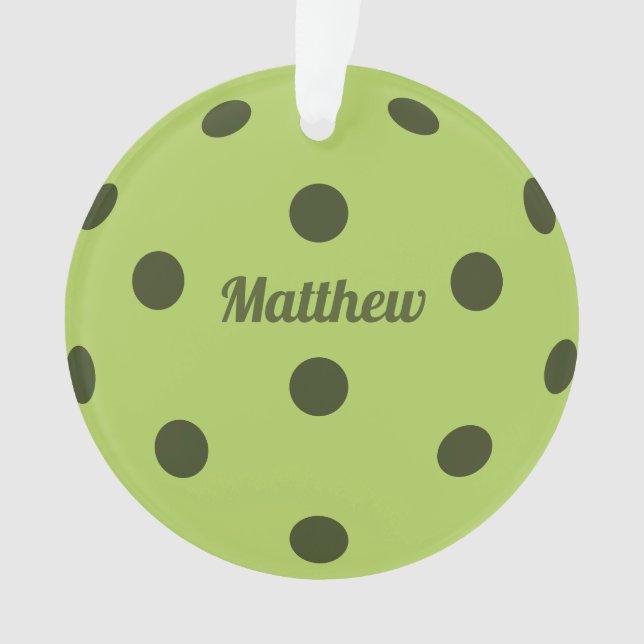 Nom du monogramme du joueur de basket-ball vert (devant)