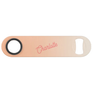 Nom du monogramme Peach moderne