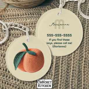 Nom du monogramme Pêche au Crochet moderne minimal