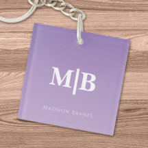 Nom du monogramme personnalisé Lilac
