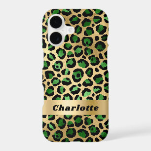 Nom du motif du guépard vert émeraude léopard