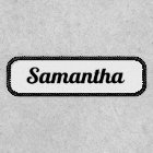 Nom du patch personnalisé Monogramme