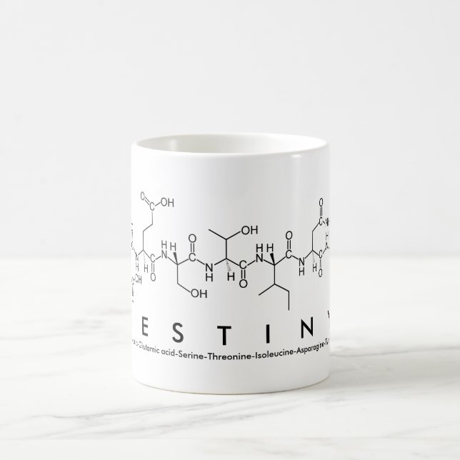Nom du peptide Destiny mug (Centre)