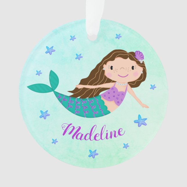 Nom du script de sirène pourpre Aqua (devant)