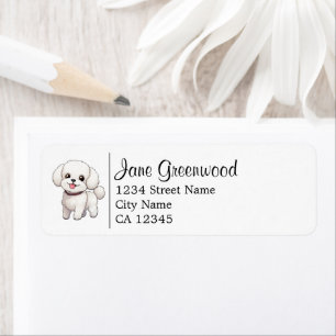 Nom et adresse de chien Bichon frisé blanc mignon