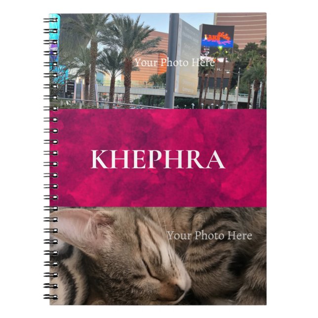 Nom et Carnet photo Collage (Devant)