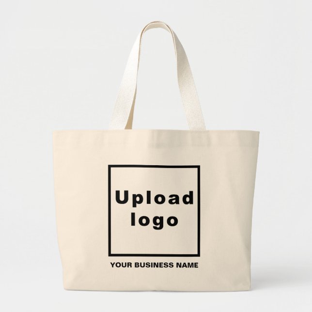 Nom et logo de l'entreprise sur le Sac fourre-tout (Devant)