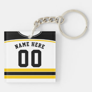 Nom et numéro Clavier Jersey, Crosse de hockey