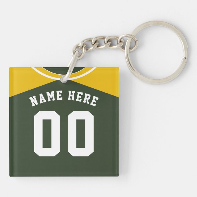 Nom et numéro Clavier Jersey, softball de baseball (Dos)