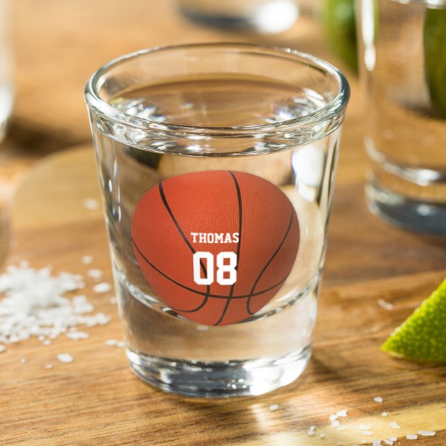 Nom et numéro du basket-ball Verre de tir personna (Créateur téléchargé)