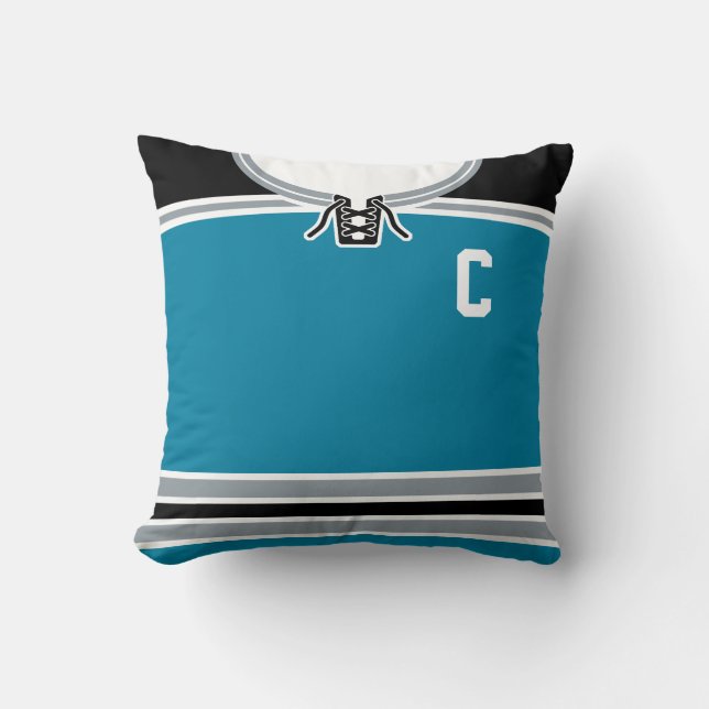 Nom et numéro Hockey Jersey Modèle Coussin personn (Recto)