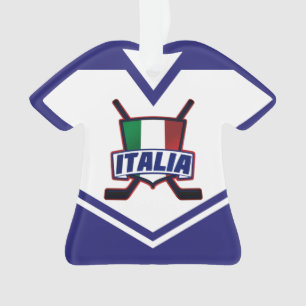 Nom et numéro Jersey Italie Logo Ornement
