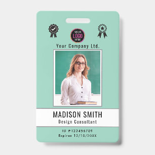 Nom et photo customisés   Badge de carte d'identit