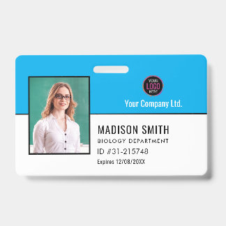 Nom et photo personnalisés | Badge de carte d'ide