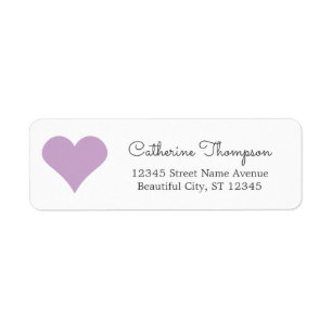 Nom Girly moderne simple de manuscrit de Purple