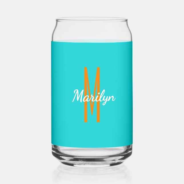 Nom initial | Boisson orange turquoise foncé (Recto)