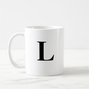 Nom initial et personnalisé Café Mug