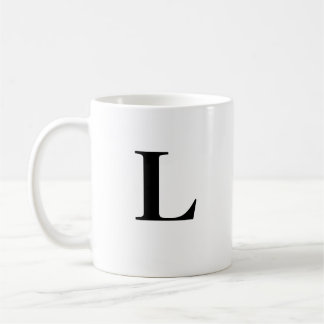 Nom initial et personnalisé Café Mug